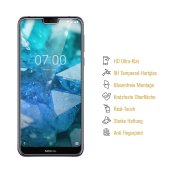 6x 9H Hartglas für Nokia 7.1 Plus Displayschutz Panzerfolie Schutzfolie Schutzglas Displayglas Tempered Glasfolie Sicherheitsglas Echtglas Panzerglas