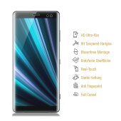 1x 9H Hartglas für Sony Xperia XZ3 FULL CURVED Panzerfolie Displayschutz HD KLAR Panzerglas Schutzglas Schutzfolie