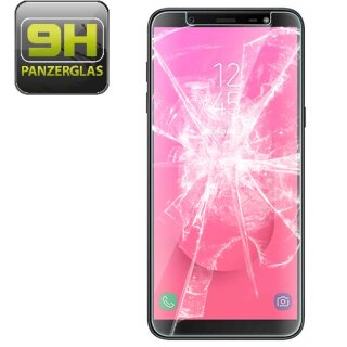 3x 9H Hartglasfolie für Samsung Galaxy J8 2018 Panzerfolie Displayglas HD KLAR