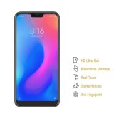 3x Displayschutzfolie für Xiaomi Redmi Note 6 Pro Displayfolie Schutzfolie KLAR