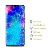 2x Panzerfolie für Huawei P30 Lite ANTI-SHOCK Displayschutz Schutzfolie HD KLAR PET Kunststoff