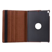 Schutzhülle für iPad Pro 11 (2018-2019-2020-2021) Tablet Hülle Schutz Tasche Case Cover Braun 360 Grad drehbar Rotation Bumper