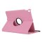 1x Schutzhülle für iPad Pro 12.9 (2018-2019-2020-2021) Tablet Hülle Schutz Tasche Case Cover Pink 360 Grad drehbar Rotation Bumper
