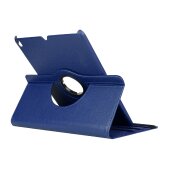 1x Schutzhülle für iPad Pro 12.9 (2018-2019-2020-2021) Tablet Hülle Schutz Tasche Case Cover Blau 360 Grad drehbar Rotation Bumper