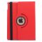 Schutzhülle für iPad Air Tablet Hülle Schutz Tasche Case Cover Rot 360 Grad drehbar Rotation Bumper