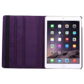 Schutzhülle für iPad Air 2 9.7 Tablet Hülle Schutz Tasche Case Cover Lila 360 Grad drehbar Rotation Bumper