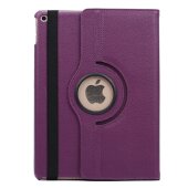 Schutzhülle für iPad Air 2 9.7 Tablet Hülle Schutz Tasche Case Cover Lila 360 Grad drehbar Rotation Bumper