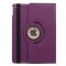 Schutzhülle für iPad Air 2 9.7 Tablet Hülle Schutz Tasche Case Cover Lila 360 Grad drehbar Rotation Bumper