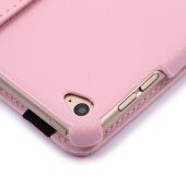 Schutzhülle für iPad Air 2 9.7 Tablet Hülle Schutz Tasche Case Cover Pink 360 Grad drehbar Rotation Bumper