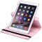 Schutzhülle für iPad Air 2 9.7 Tablet Hülle Schutz Tasche Case Cover Pink 360 Grad drehbar Rotation Bumper