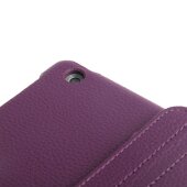 Schutzhülle für iPad Mini 1/2/3 Tablet Hülle Schutz Tasche Case Cover Lila 360 Grad drehbar Rotation Bumper