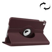 Schutzhülle für iPad Mini 4/5/6 Tablet Hülle Schutz Tasche Case Cover Braun 360 Grad drehbar Rotation Bumper
