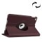 Schutzhülle für iPad Mini 4/5 Tablet Hülle Schutz Tasche Case Cover Braun 360 Grad drehbar Rotation Bumper