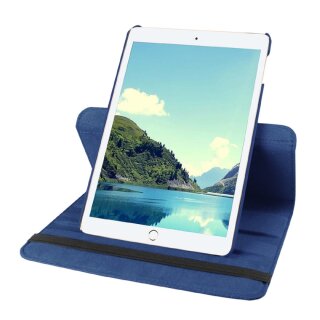 Schutzhülle für iPad Mini 4/5 Tablet Hülle Schutz Tasche Case Cover Blau 360 Grad drehbar Rotation Bumper