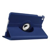 Schutzhülle für iPad Mini 4/5 Tablet Hülle Schutz Tasche Case Cover Blau 360 Grad drehbar Rotation Bumper