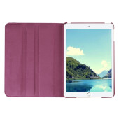 Schutzhülle für iPad Mini 4/5 Tablet Hülle Schutz Tasche Case Cover Lila 360 Grad drehbar Rotation Bumper