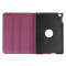 Schutzhülle für iPad Mini 4/5 Tablet Hülle Schutz Tasche Case Cover Lila 360 Grad drehbar Rotation Bumper