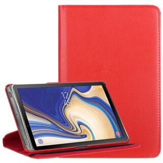 Samsung Galaxy Tab S4 10.5 360° Schutzhülle Case Cover Bumper Tasche Hülle Rot