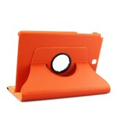 Tablet Tasche für Samsung Galaxy Tab A 9.7 Leder Schutzhülle Case Cover 360° Orange