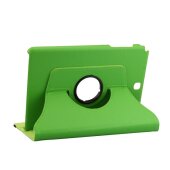 Tablet Tasche für Samsung Galaxy Tab A 9.7 Leder Schutzhülle Case Cover 360° Grün