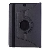 Tablet Tasche für Samsung Galaxy Tab S2 9.7 Leder Schutz Hülle 360° Case Cover Schwarz