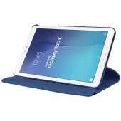 Tablet Tasche für Samsung Galaxy Tab E 9.6 Leder Schutz Hülle 360 ° Case Blau