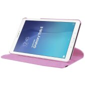Tablet Tasche für Samsung Galaxy Tab E 9.6 Leder Schutz Hülle 360 ° Case Pink