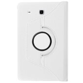 Tablet Tasche für Samsung Galaxy Tab E 9.6 Leder Schutz Hülle 360 ° Case Weiß