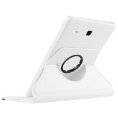 Tablet Tasche für Samsung Galaxy Tab E 9.6 Leder Schutz Hülle 360 ° Case Weiß