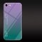 Schutzhülle für iPhone 7 Gardient Glashülle Cover Case Hülle Tasche Bumper LILA