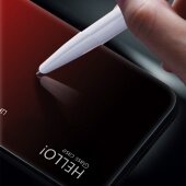 Schutzhülle für iPhone 7 Gardient Glashülle Cover Case Hülle Tasche Bumper ROT