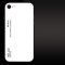 Schutzhülle für iPhone 7 Gardient Glashülle Cover Case Hülle Tasche Bumper WEIß
