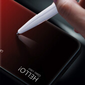 Schutzhülle für iPhone 8 Gardient Glashülle Cover Case Hülle Tasche Bumper Lila