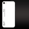 Schutzhülle für iPhone 8 Gardient Glashülle Cover Case Hülle Tasche Bumper Weiß