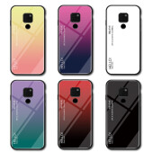 Handy Tasche für Huawei Mate 20 X Gradient Case Schutz Hülle Bumper Cover Pink