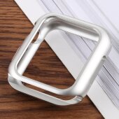Metall Schutzhülle für Apple Watch 4/ 5/ 6/ 2020/ 2023/ SE 44 mm Case Cover Magnetisch Bumper Tasche Silber