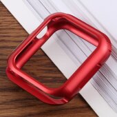 Metall Schutzhülle für Apple Watch 4/ 5/ 6/ 2020/ 2023/ SE 40 mm Case Cover Magnetisch Bumper Tasche Rot