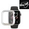 Metall Schutzhülle für Apple Watch 4/ 5/ 6/ 2020/ 2023/ SE 40 mm Case Cover Magnetisch Bumper Tasche Silber