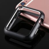 Metallhülle für Apple Watch 1/ 2/ 3 42 mm Case Cover Magnetisch Bumper Tasche Schwarz