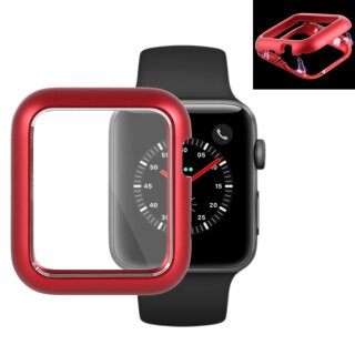 Metallhülle für Apple Watch 1/ 2/ 3 42 mm Case Cover Magnetisch Bumper Tasche Rot