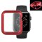 Metallhülle für Apple Watch 1/ 2/ 3 42 mm Case Cover Magnetisch Bumper Tasche Rot