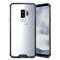 Handytasche für Samsung Galaxy S9 Case Schutz Hülle Cover Transparent Schwarz