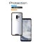 Handytasche für Samsung Galaxy S9 Case Schutz Hülle Cover Transparent Schwarz