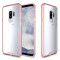 Handytasche für Samsung Galaxy S9 Case Schutz Hülle Cover Transparent Pink