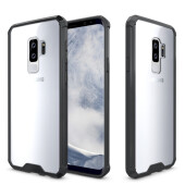 Handytasche für Samsung Galaxy S9 Plus Full Case Schutz Hülle Transparent Schwarz