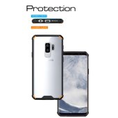 Handytasche für Samsung Galaxy S9 Plus Full Case Schutz Hülle Transparent Schwarz