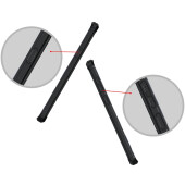 Handytasche für Samsung Galaxy S9 Plus Full Case Schutz Hülle Transparent Schwarz