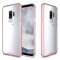 Handytasche für Samsung Galaxy S9 Plus Full Case Schutz Hülle Transparent Pink