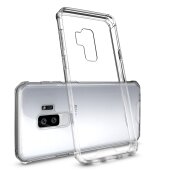 Handytasche für Samsung Galaxy S9 Plus Full Case Schutz Hülle Transparent