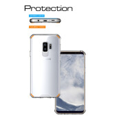 Handytasche für Samsung Galaxy S9 Plus Full Case Schutz Hülle Transparent